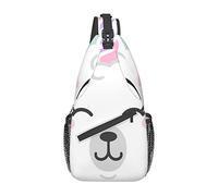 Borsa a tracolla Dream Like a Unicorn, zainetto a tracolla, zaino a tracolla per viaggi, sport, corsa, escursionismo
