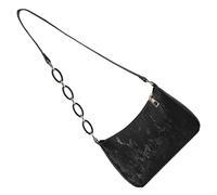 Borsa a tracolla elegante alla moda Borsa a tracolla spaziosa Lavoro interno Borsa per pendolari Borsa resistente all'usura Donne Accessorio Coreano Stili Pu Ascelle Borsa, Nero , One Size