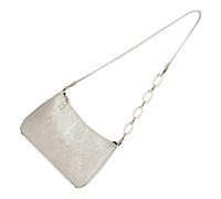 Borsa a tracolla elegante alla moda Borsa a tracolla spaziosa Lavoro interno Borsa per pendolari Borsa resistente all'usura Donne Accessorio Coreano Stili Pu Ascelle Borsa, bianco, One Size