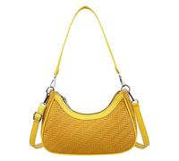 Borsa a tracolla elegante con scomparti multipli, PU, design ergonomico, perfetta per casual o casual Rambles City Fashion, giallo.