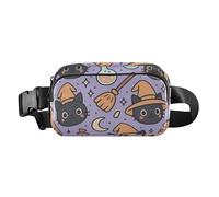 Borsa a tracolla elegante per Halloween, con gatti streghe, pozioni, per donne, uomini, adolescenti, resistente all'acqua
