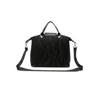 Borsa a tracolla ergonomica di grande capacità, resistente all'acqua, da viaggio, per palestra, sport e attività all'aperto, spaziosa borsa da fitness, Nero , Bellezza di massa