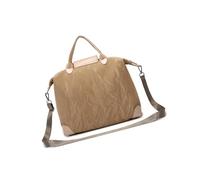 Borsa a tracolla ergonomica di grande capacità, resistente all'acqua, da viaggio, per palestra, sport e attività all'aperto, spaziosa borsa da fitness, Marrone, Bellezza di massa