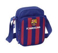 Borsa a Tracolla F.C. Barcelona 24/25 Rosso Granato Blu Marino 16 x 22 x 6 cm