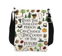 Borsa a tracolla Fantasy Book Anche la persona più piccola può cambiare il corso del futuro per i fan del cinema Borsa a tracolla Fantasy