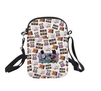 Borsa a tracolla femminista nera da donna regali ispiratori Broadway Nerds Regali e I'm Here Musical Lover regalo borsa a tracolla