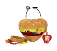 Borsa A Tracolla Figural A Forma Di Cuore Krabby Patty Di Spongebob Squarepants