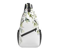 Borsa a tracolla Foglia botanica Fiore Escursionismo Zainetto Zaino a tracolla a tracolla Zaino da viaggio per uomo Donna