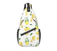 Borsa a tracolla foglia di limone botanico brillante escursionismo zaino a tracolla zaino da viaggio zaino da viaggio per uomo donna