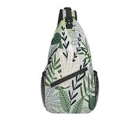 Borsa a tracolla Foglie tropicali Palme botaniche esotiche Escursionismo Daypack Zaino a tracolla a tracolla Zaino da viaggio per uomo Donna