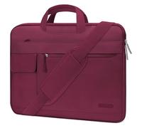 Borsa a tracolla for laptop for notebook da 13-16 pollici A2779 A2442 Custodia con risvolto for valigetta nera(Wine Red,13.3 Inch)