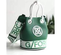 Borsa a tracolla G/FORE Golf da donna rotonda verde nuova dal Giappone G Fore
