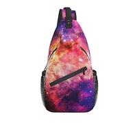 Borsa a tracolla Galaxy Nebula Aurora Zaino da escursionismo Zaino a spalla a tracolla Zaino da viaggio per uomo Donna