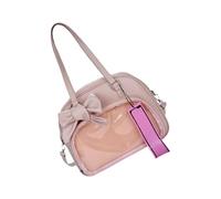 Borsa a tracolla giapponese Itabag in pelle PU con fiocchi adorabili Borsa a tracolla trasparente per display a spilla Borsa da donna con fiocchi adorabili Itabag
