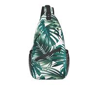 Borsa a tracolla Giungla tropicale Foglia di palma Escursionismo Zaino a tracolla Zaino a spalla da viaggio Zaino da viaggio per uomo Donna