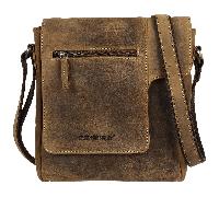 Borsa a tracolla GreenBurry Vintage marrone VE 5 pz. pelle 1650-25