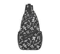 Borsa a tracolla Happy Pi Day matematica divertente, borsa a tracolla casual a tracolla da escursionismo Daypack zaino a tracolla a tracolla zaino da viaggio per uomo donna