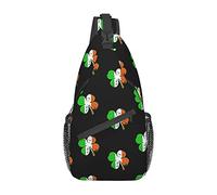 Borsa a tracolla Happy St Patrick's Day, borsa a tracolla casual a tracolla da escursionismo Daypack zaino a tracolla a tracolla zaino da viaggio per uomo donna