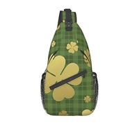 Borsa a tracolla Happy St. Patrick's Day, borsa a tracolla casual a tracolla da escursionismo Daypack zaino a tracolla a tracolla zaino da viaggio per uomo donna