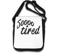 Borsa a tracolla I Am So Tired Bianco