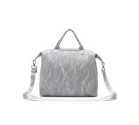 Borsa a tracolla impermeabile da palestra, con tracolla regolabile e design multi-tasca, per sport, viaggi, attività all'aperto, borse da viaggio leggere e adatte al volo, grigio, Bellezza di massa