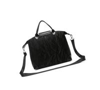 Borsa a tracolla impermeabile da palestra, con tracolla regolabile e design multi-tasca, per sport, viaggi, attività all'aperto, borse da viaggio leggere e adatte al volo, Nero , Bellezza di massa