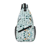 Borsa a tracolla in marmo color pastello terrazzo borsa a tracolla tracolla tracolla marsupio marsupio uomo donna