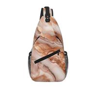 Borsa a tracolla in marmo oro rosa borsa a tracolla tracolla tracolla marsupio marsupio uomo donna