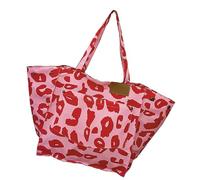 Borsa a tracolla in nylon con stampa leopardata in stile coreano con interno spaicous borsa a tracolla per shopping o viaggio comoda borsa da trasporto, A