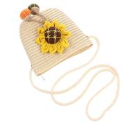 Borsa a Tracolla in Paglia per Bambina Borsa Beige | Uso Scuola e Shopping, Formato Bag, Stile Crossbody, per Bambine e Ragazze