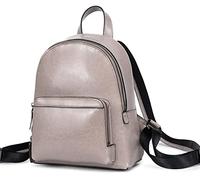 Borsa A Tracolla in Pelle Bovina da Donna, Borsa da Scuola in Vera Pelle, Design Multitasche di Grande capacità, Dimensioni 24x9x26 Cm, Zaino da Viaggio Giornaliero