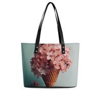 Borsa a tracolla in pelle con fiori su waffle, borsa a mano, borsa a tracolla, borse da donna alla moda per tutti i giorni e per i viaggi