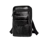 Borsa a tracolla in pelle di alta qualità Must-Have per gli uomini in movimento Regalo premuroso Borse a tracolla Borsa da uomo Marsupio Nero, Nero , as description, come descrizione