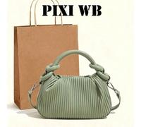 Borsa a tracolla in pelle morbida con chiusura magnetica e stampa 3D in rilievo, stile minimalista e dolce, borsa versatile per studentesse e lavoratrici d'ufficio, adatta per brevi viaggi, incontri e
