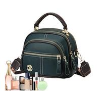 Borsa a tracolla in pelle multifunzionale - Borsa a tracolla in vera pelle borsa da donna versatile | Borsa a tracolla alla moda da donna quando si viaggia | Scomparto multifunzionale, grande tasca