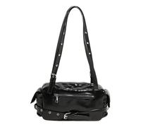 Borsa a tracolla in pelle per donne e ragazze con tasche multiple borse a tracolla borse casual hobo borse semplici per lavoro e viaggi, Nero , 300.00x150.00x100.00mm/11.81x5.91x3.94inch