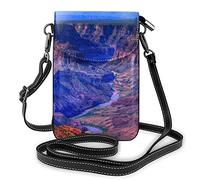 Borsa a tracolla in pelle PU, borsa a tracolla per cellulare da donna in schiuma di birra con tracolla regolabile Beauty Grand Canyon