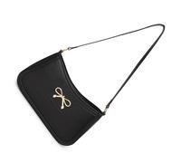 Borsa a tracolla in pelle PU Bowknot Borsa da ascella alla per donne e ragazze Shopping da viaggio Borsa da lavoro sotto le ascelle casual