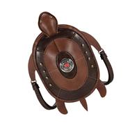 Borsa a tracolla in pelle PU con tracolla regolabile retrò medievale borse a tracolla elegante accessorio di moda per donne alla moda borsa hardware pratica