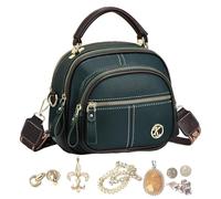 Borsa a tracolla in pelle PU da donna, grande capacità con scomparti, elegante borsa da viaggio per ragazze, borsa leggera e moderna per lavoro, scuola, shopping o per uso quotidiano