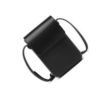 Borsa a tracolla in pelle PU per le donne uomini verticale Crossbody sacchetti per telefono elegante pendolarismo cellulare messaggeri donna spalla verticale uomo telefono piccolo pendolarismo, Nero