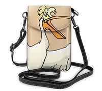 Borsa a tracolla in pelle PU, tentacoli di polpo Borsa a tracolla per cellulare da donna alla moda con tracolla regolabile Pellicano divertente