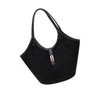 Borsa A Tracolla In Pelle Scamosciata Alla Per Donna Secchio Sotto Le Ascelle Capacità Per Spostamenti Quotidiani E La Spalla Dei Pendolari Dello Shopping