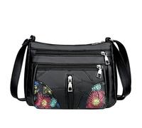 Borsa a tracolla in pelle sintetica Borsa a tracolla in tinta unita Tasche con