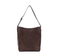 Borsa a tracolla in pelle, SUEDE L Marrone TU