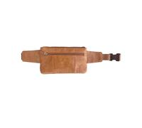 Borsa A Tracolla In Pelle Vintage Fatta A Mano Tan E Nera