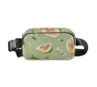 Borsa a tracolla in stile art con frutta di rapa rosa acceso, elegante, per donne e uomini, impermeabile, con cinghia regolabile, per viaggi, vacanze, corsa, 16, 1 Size