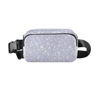 Borsa a tracolla in stile bohémien, con girasoli, stile manga, unisex, alla moda, per ciclismo, escursionismo, palestra, Argento Glitter Pattern Brillante Scintille, 1 Size