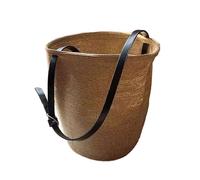 Borsa a tracolla in stile giapponese per le donne borsa di paglia intrecciata a mano borsa da spiaggia con manico superiore borsa a secchiello borsa alla moda borsa ascella