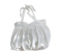 Borsa a tracolla in tela alla moda stile coreano borsa casual borsa ascellare con cinturino unico e spazioso interno coreano accessorio di moda, bianco, One Size
